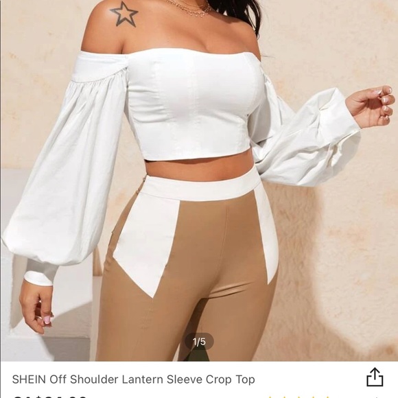 White cropped top - Picture 1 of 4